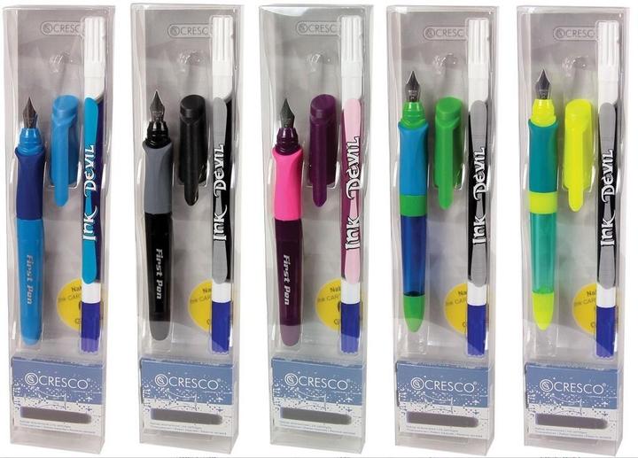 Actual product image Cresco First Pen Füllfederhalter + Radiergummi + 6 Patronen (6 x)