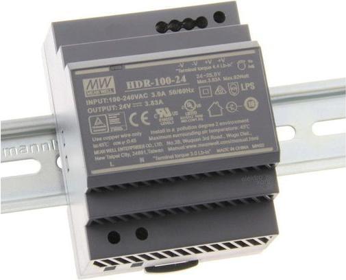 Produktbild MeanWell Hutschienen Netzteil (DIN Rail) 24 V/DC 3.83 A 92 W 1 x