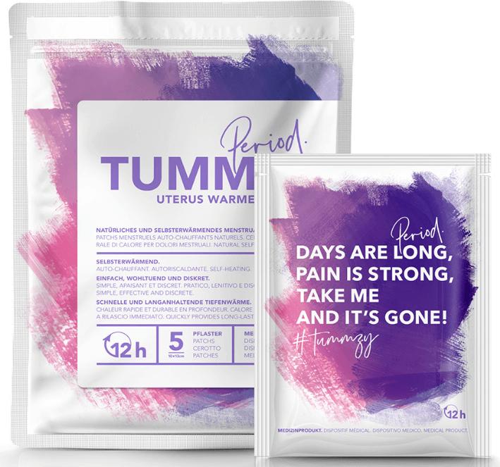 Tummzy Menstruations Pflaster (5 x)