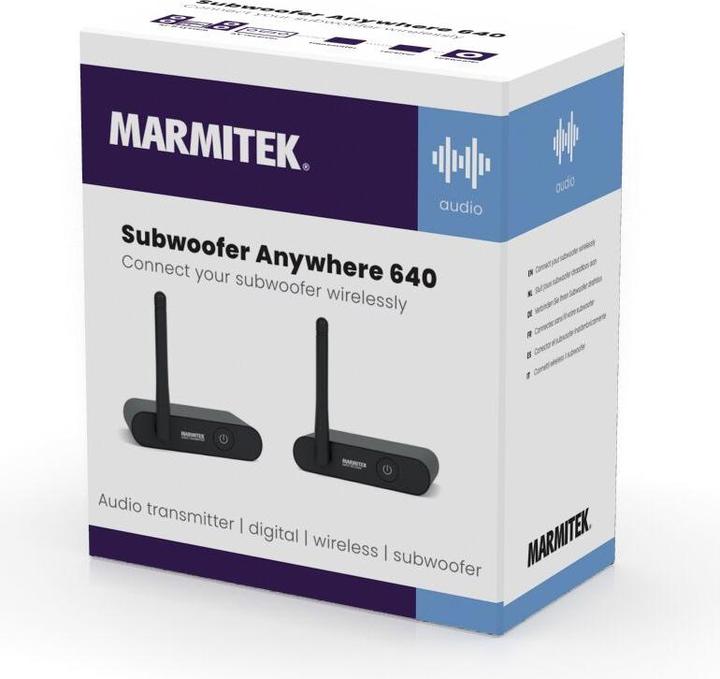 Image du produit Marmitek Subwoofer Anywhere 640 (20 m)