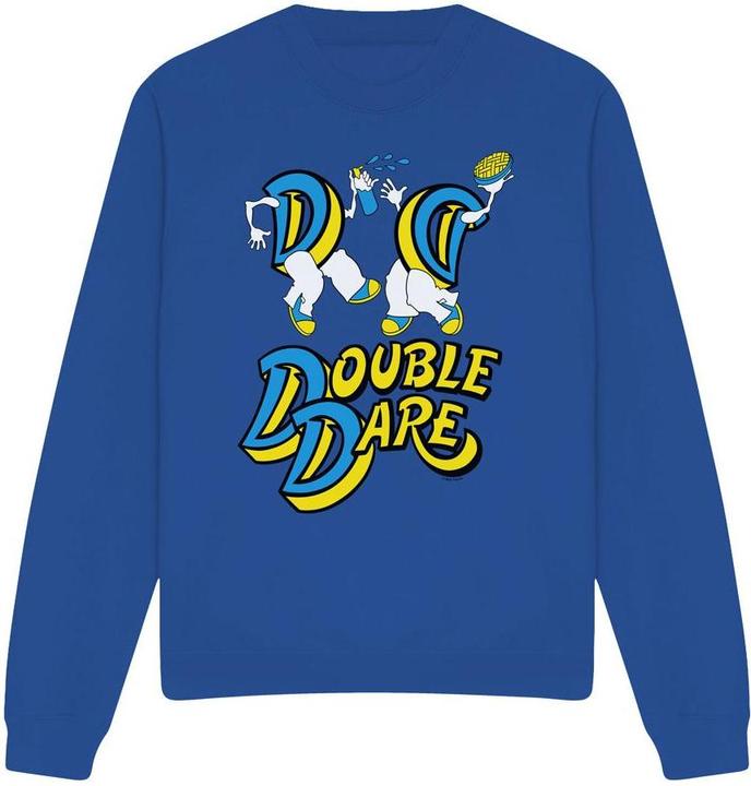 Actual product image double dare Unisex Adult Vintage Logo Sweatshirt (S)