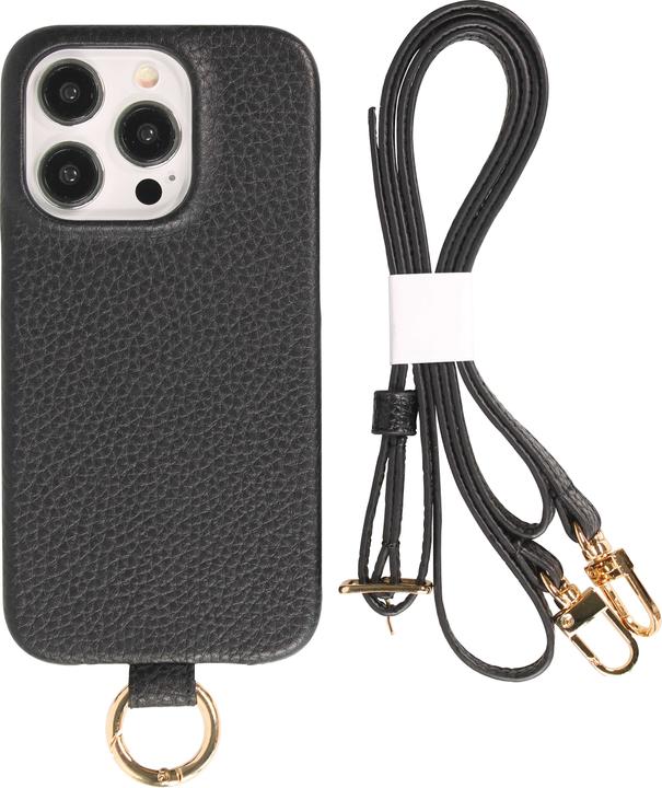 Immagine prodotto PhoneLook Custodia di lusso con cinturino in pelle regolabile e staccabile + MagSafe (Apple iPhone 15 Pro)