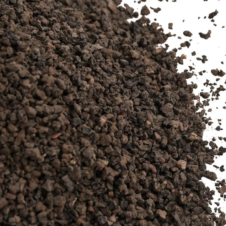 Actual product image VidaXL Basalt gravel 10 kg Black 1-3 mm,Colour: Black,Material (Embellishment, other items)