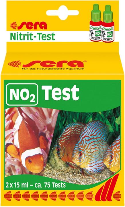 Immagine prodotto Sera Test NO2 15 ml, per circa 75 prove (Trattamento dell'acqua dell'acquario)