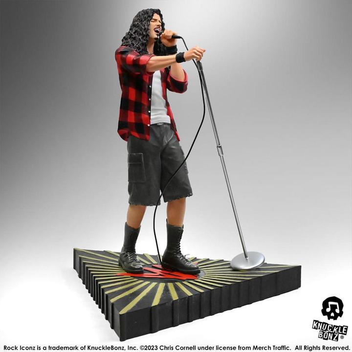 Actual product image Knucklebonz Chris Cornell Rock Iconz Statue 22 cm