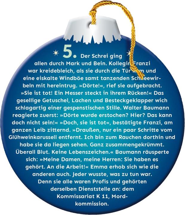 Produktbild Adventskalender Apfel, Zimt und Todeshauch