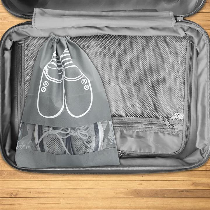 Produktbild Intirilife 3x Schuhbeutel in GRAU