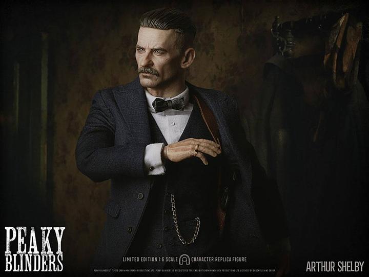 Actual product image Big Chief Studios Peaky Blinders Action Figure 1/6 Arthur Shelby Limited Edition 30 cm