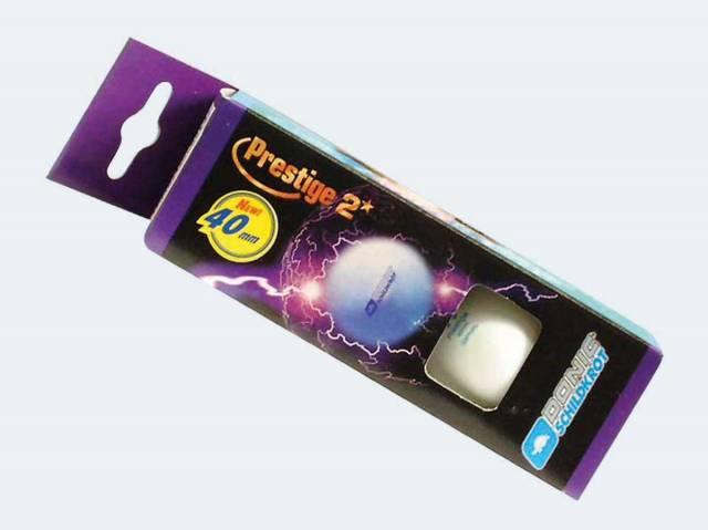 Produktbild MTS 3 Tischtennisbälle Schildkröt Prestige 2** wss40mm (3 Stk.)