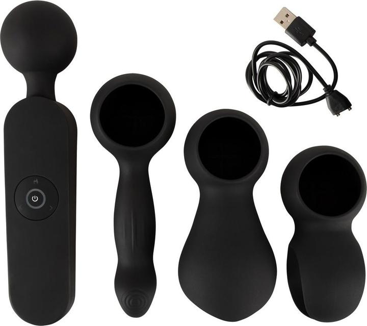 Produktbild Couples Choice wand vibrator with 3 Attachments
