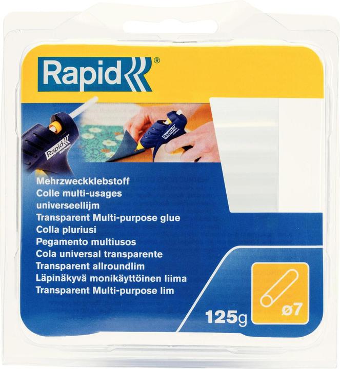 Rapid Universal Transparente Klebesticks Ø7x90mm 36 Stück