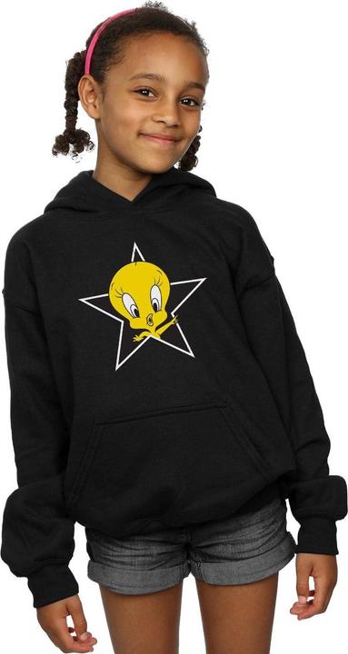 Actual product image Looney Tunes Girls Tweety Pie Star Hoodie (152, 158)