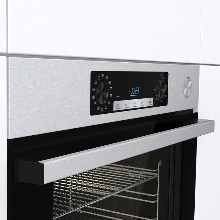 Actual product image Hisense BSA66226AX oven 77 L 3500 W A Black, Grey, Stainless steel