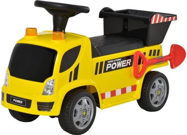 Actual product image Swisshandel24 Sit-on excavator ride-on car with tipping bucket and shovel for baby 18-36 months Metal PP plastic