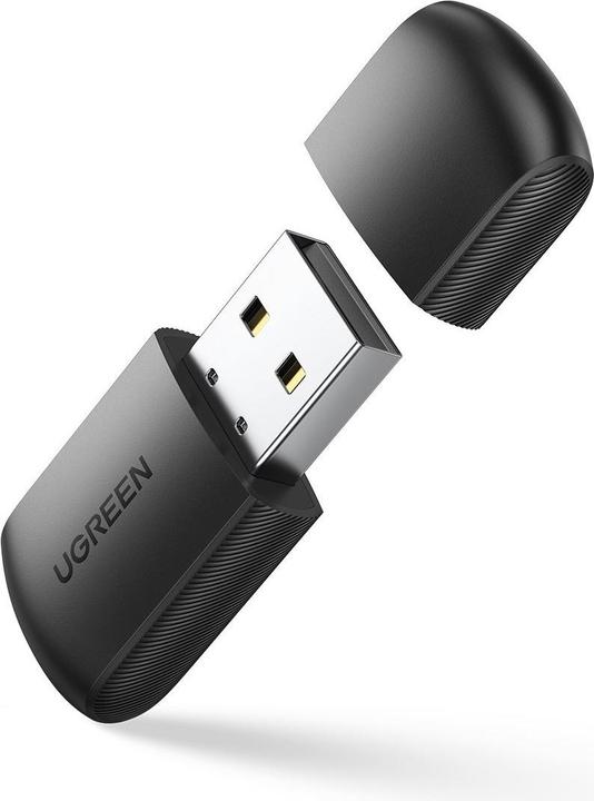 Actual product image Ugreen USB adapter / External Network Adapter CM448, 2.4GHz (black) (USB)