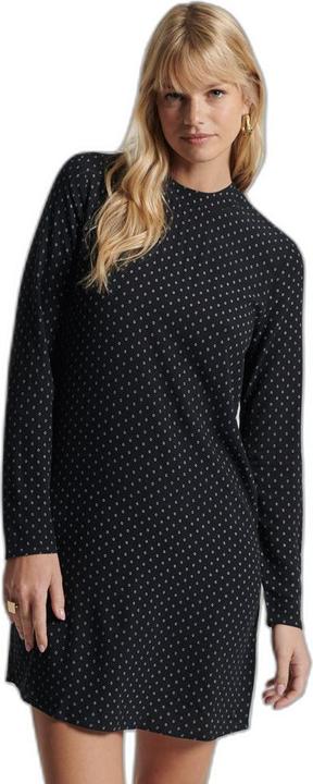 Superdry gewebtes minikleid langarm studios (36)