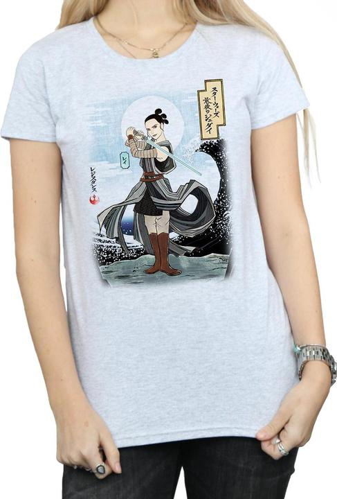 Immagine prodotto Star Wars The Last Jedi Japanese Rey Maglietta Donna (S)