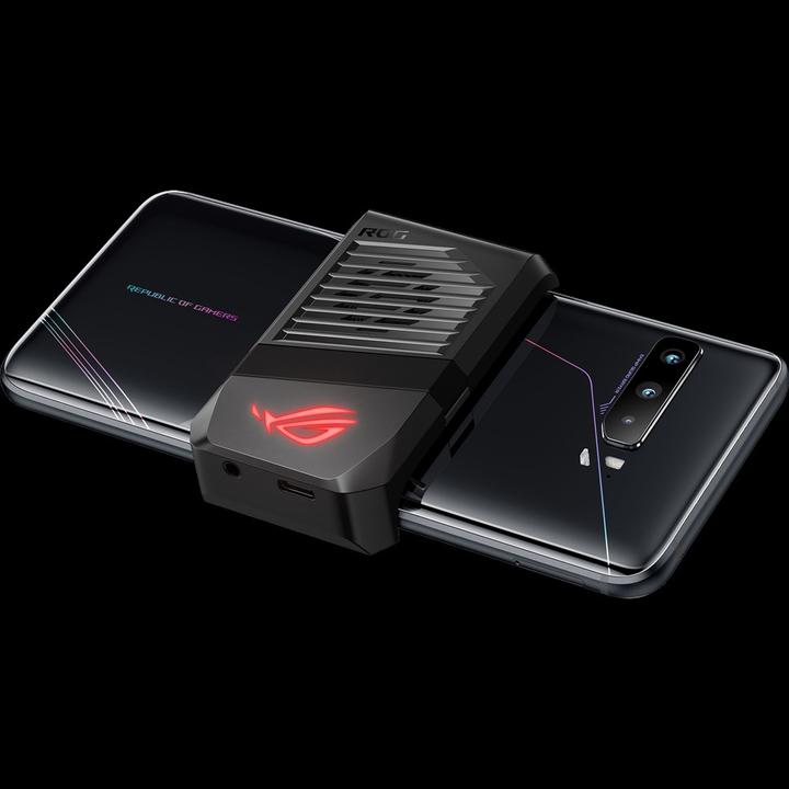 Actual product image ASUS ROG Phone 3 (12GB) (512 GB, Black, 6.59", Dual SIM, 64 Mpx, 5G)