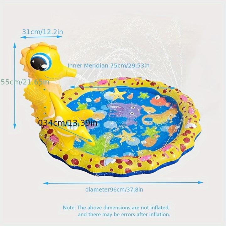 Immagine prodotto Activity Board Tappeto gonfiabile per bambini per schizzi d'acqua - divertimento all'aperto con bastone girevole