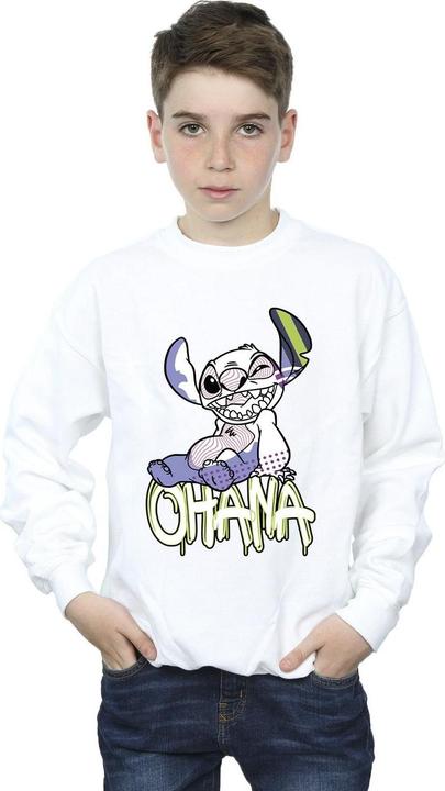 Produktbild Disney Lilo And Stitch Ohana Graffiti Sweatshirt Jungen (152, 158)