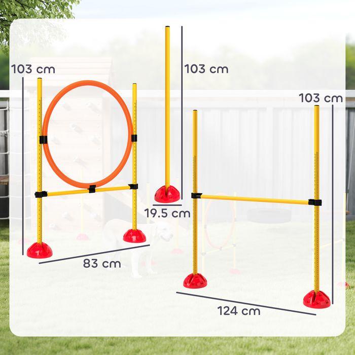 Produktbild Swisshandel24 Agility Set Hunde 3-teiliges befüllbar Agility-Ausrüstung für Hundetraining (Agility)