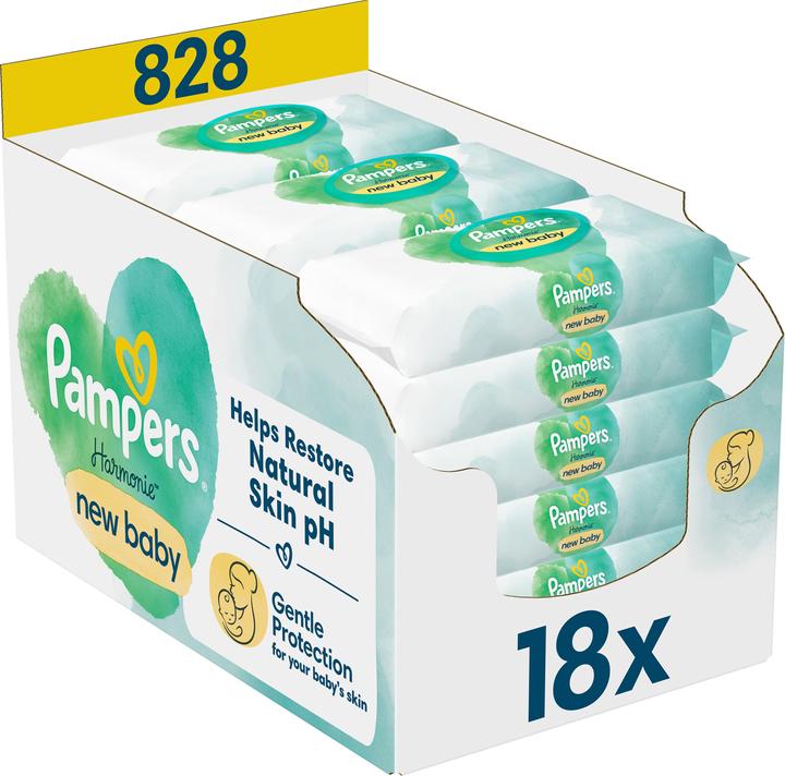 Image du produit Pampers Nouveau bébé (828 pièce(s))