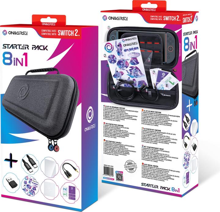 Produktbild Oniverse Switch 2™ 8 in 1 Starter-Pack - Gaming-Zubehör (Switch)
