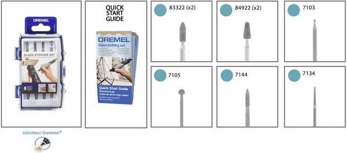 Produktbild Dremel Glasbearbeitungsset 682