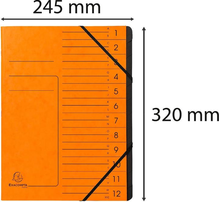 Produktbild Exacompta Geheftete Ordnungsmappen (A4, 1 x)