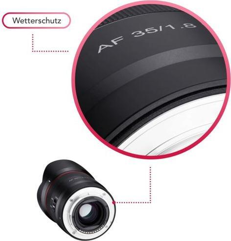 Image du produit Samyang AF 35mm f/1.8 Sony E-Mount (Sony E, Plein format)
