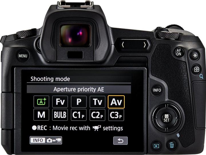 Image du produit Canon EOS R + adaptateur EF-EOS R (30.30 Mpx, Plein format)