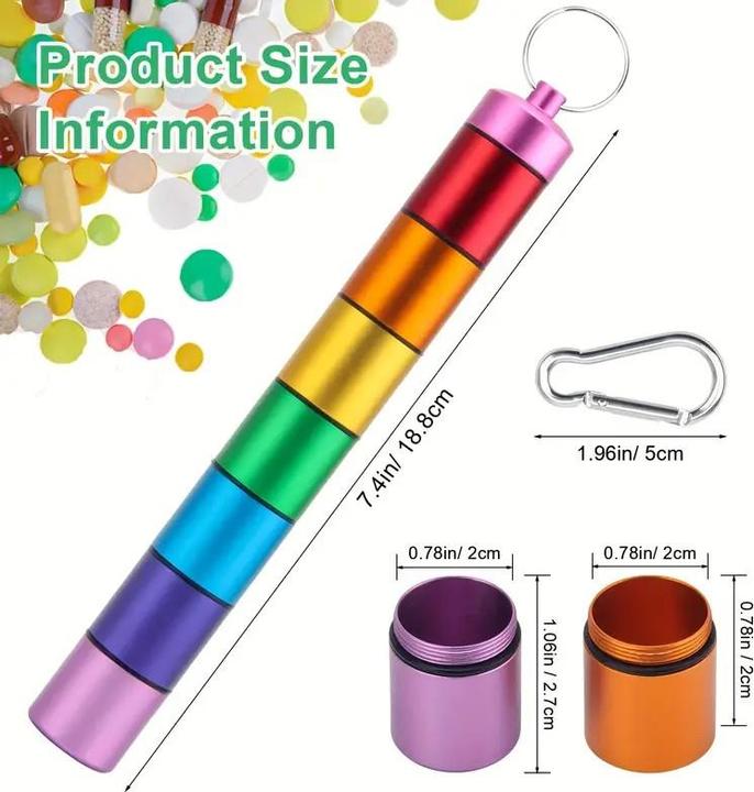 Produktbild Cbx Pillendose mit Schlüsselanhänger und Karabiner