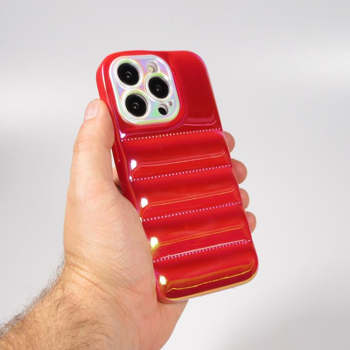 Produktbild PhoneLook Hülle 3D Silikon Polster glänzend & reflektierend (Apple iPhone 14 Pro Max)