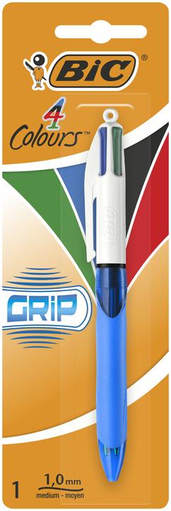 Actual product image Bic 4 Colours Grip (Blue, White, 1 x)