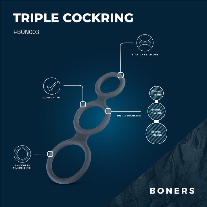 Image du produit Boners Triple (3 cm)