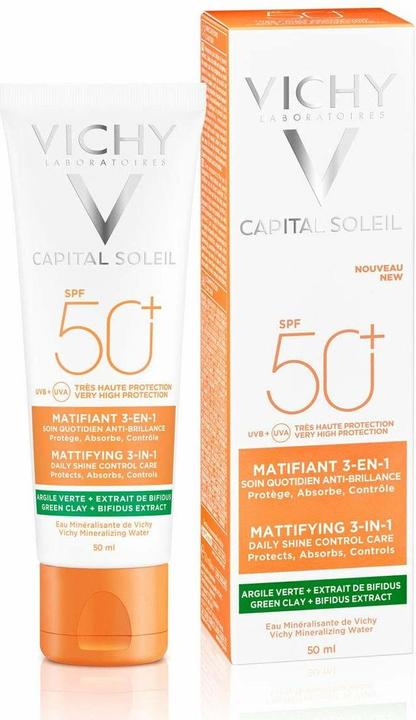 Immagine prodotto Vichy Capital Soleil Mattifying 3-in-1 (Crema solare, SPF 50, 50 ml, 73 g)