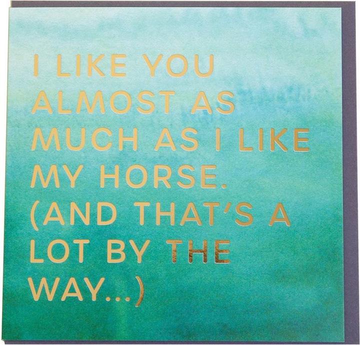 Image du produit Gubblecote Wortreich Carte de voeux I Like You Papier