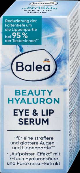 Image du produit dm Balea Sérum Beauty Hyaluron Yeux & Lèvres (Sérum, 15 ml, Jour + nuit)