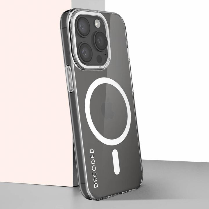 Image du produit Decoded Coque arrière en plastique recyclé pour iPhone 15 Pro Max Transparent (Apple iPhone 15 Pro Max)
