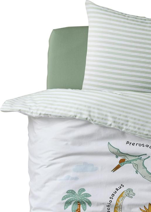 Actual product image Vertbaudet Magicouette DINOS children's bed linen set with recycled cotton