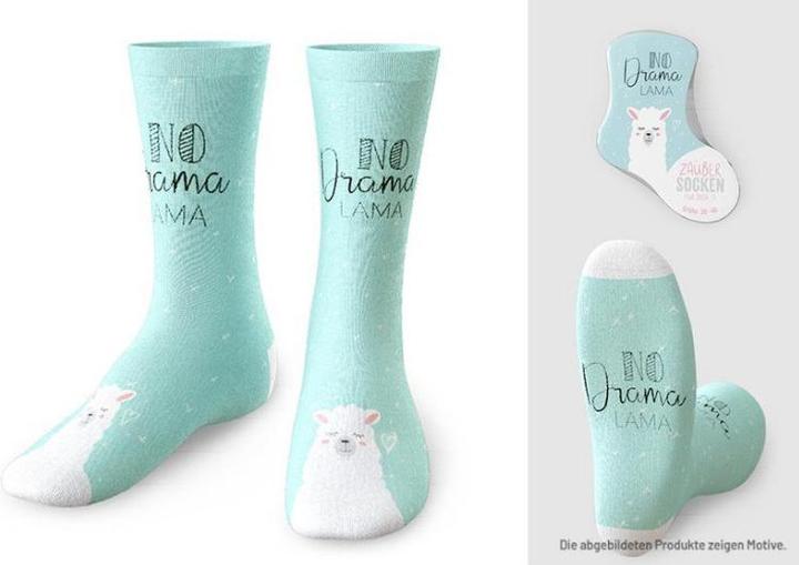 Produktbild La Vida Zaubersocken Gr.36-40 Lama Zoo (36 - 40)