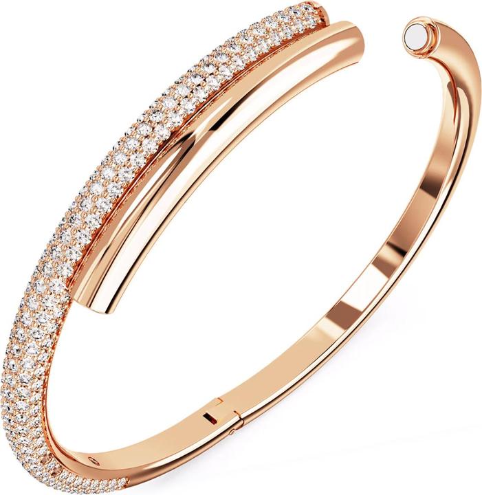 Immagine prodotto Swarovski Dextera Bangle Chiusura magnetica Oro rosa bianco (16 cm, Metallo Swarovski)