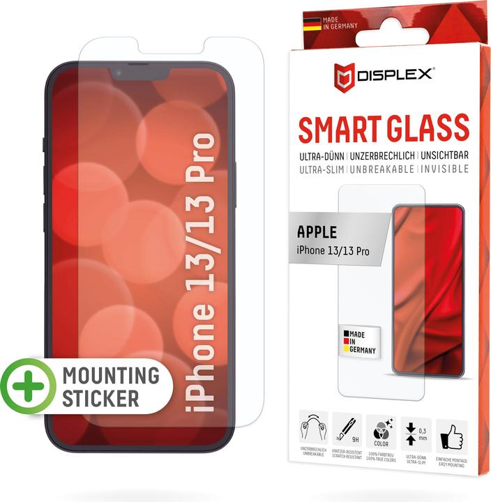 Produktbild Displex Smart Glass 2D (1 Stück, Apple iPhone 13)