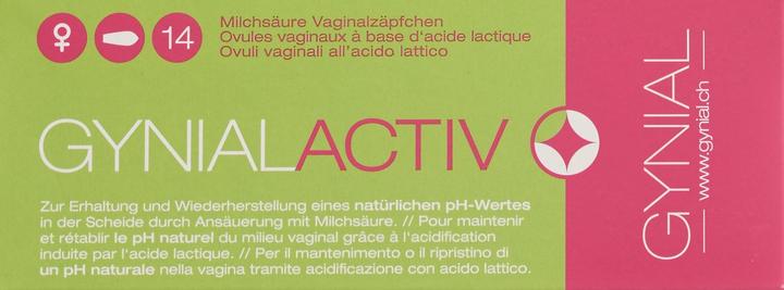 Immagine prodotto GynialActiv Supposte vaginali di acido lattico. (Supposte vaginali)