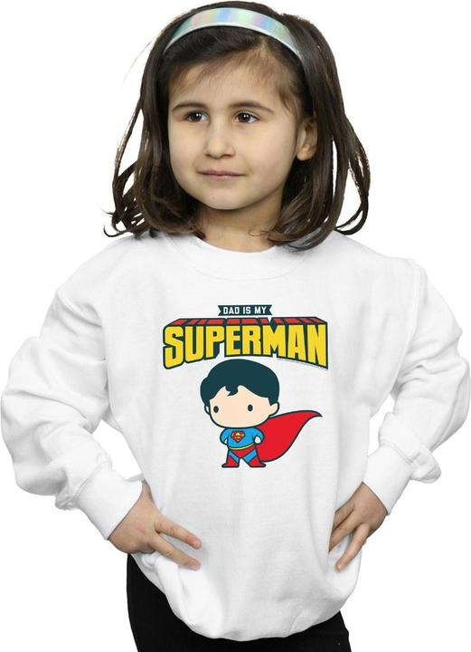 Produktbild Superman My Dad Is My Hero Sweatshirt Mädchen (152, 158)