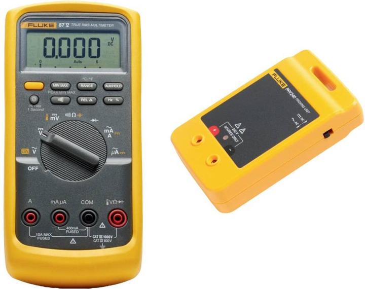 Immagine prodotto Fluke FLK-87V-EUR/PRV240 Multimetro portatile digitale CAT III 1000 V, CAT IV 600V Display (conteggi): (CAT III 1000V, CAT IV 600V)
