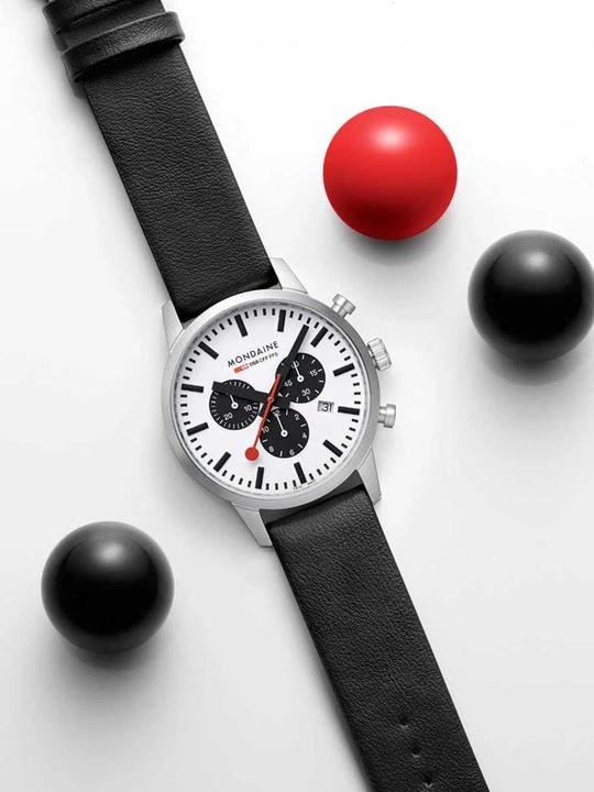 Actual product image Mondaine Neo Vegan (Chronograph, 41 mm)
