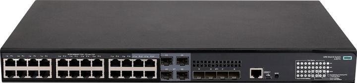 Produktbild HPE FlexNetwork 5140 24G PoE+ 4SFP+ EI, Managed, L3, Gigabit Ethernet (10/100 (28 Ports)
