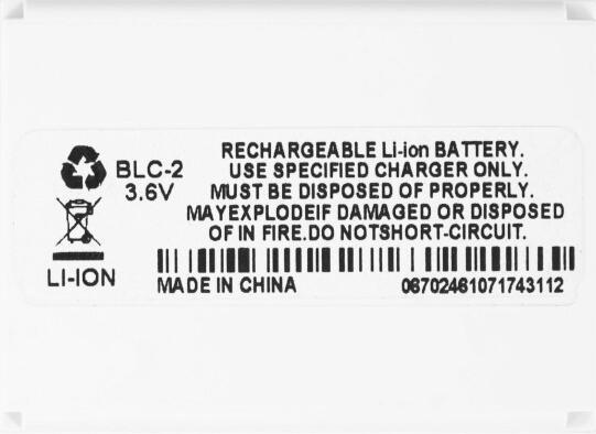 Image du produit Batterie pour Nokia BLC-2 1100 mAh