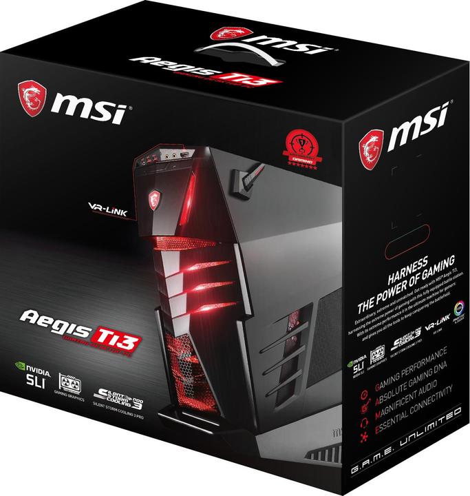Image du produit MSI Aegis Ti3 (Intel Core i7-7700K, 64 Go, 1024 Go, GeForce GTX 1080)